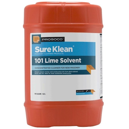 Prosoco 101 Lime Solvent Concentrated Cleaner 5 Gallon 10010-05GAL